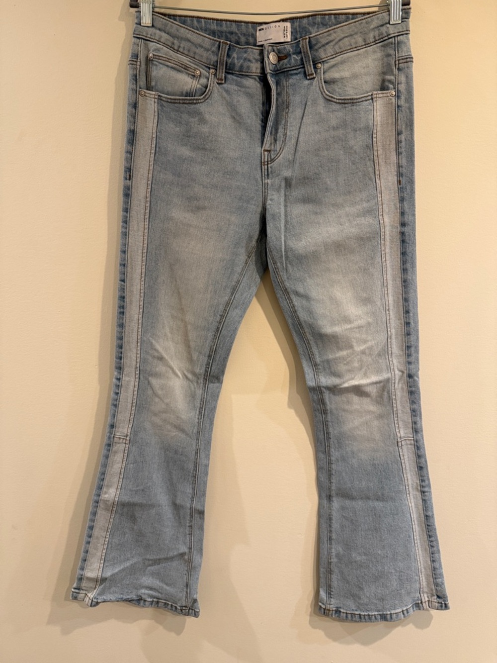 ASOS Light Blue Men’s Bootcut Jeans with Side Panels